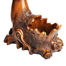 qazwsx Testa di Cervo Portabottiglie per Vino Ornamenti Portabottiglie per Vino in Resina Statuetta Animale Accessori per Vino Rosso Accessori per Bar a casa Regalo, Imitazione Legno