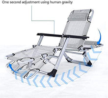 Sedie reclinabili chaise longue chaise oversize pieghevole Zero Gravity sedia per persone resistenti regolabile w/pad per giardino, piscina, cortile, spiaggia, supporto 199,6 kg