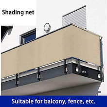 FREEDOH Copertura per Schermo Privacy Balcone Rete Protezione Solare per Balcone Copertura per Parasole Resistente alle Intemperie per Veranda Esterno Cortile Giardino Patio,Grigio,0.9 * 5M