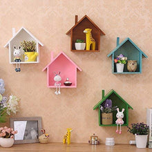 Murali bagagli Scaffale, rack di montaggio a parete Kindergarten Red Wall Partition parete verde Consiglio montaggio a parete Camera di stoccaggio Rack Piccola Casa Rack a modello WTZ012