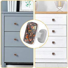 Set di 4 maniglie rotonde per armadio da cucina, credenza, cassettiera, cassettiera, con viti, per cucina, comò, armadietto, bagno, armadio