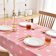 WSJIABIN Tovaglia Decorativa per la casa Tovaglia Rosa Moderna Semplice nordica in Tessuto di Cotone e Lino Piccoli Punti freschi tovaglia da tè Impermeabile