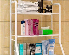 Litcom Portaoggetti WC A Tre Strati? Mensola per Lavatrice in Metallo?Mensola per Bagno Antiruggine