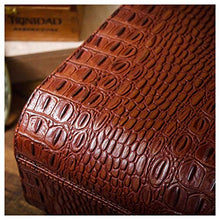 WRJY Scatola per sigari humidor per sigari, con igrometro e armadietto per sigari umidificatore, Rivestimento in Legno di Cedro in Pelle di qualità, Grande capacità può ospitare 36 siga