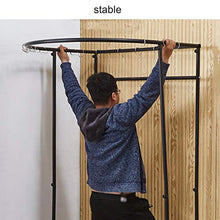 BAIYING Negozio di Abbigliamento Fitting Room, Portatile Pieghevole Tubo in Acciaio al Carbonio Panno Ombreggiante può Muoversi Semplice Negozio di Vestiti Camerino, 10 Colori