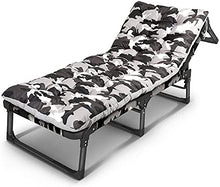Lettino pieghevole per divano letto, reclinabile, per adulti, campeggio, spiaggia, lettino, lettino, lettino, lettino, per viaggi, escursionismo, casa, relax (colore: A+cuscino)