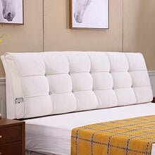FLHSLY - Cuscino lombare in flanella, lavabile, adatto per camera da letto, rosso, senza testiera 135 cm