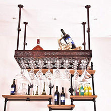 Splendidamente Peaceip Portabottiglie Ornamenti da Appendere Portabicchieri creativi Bar Upside Down Wine Glass Holder Table Portabicchieri da Vino Rosso Bianco, Bronzo (60 cm, 80 cm, 100 cm, 120 cm,
