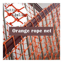 WaiMin Rete di protezione for bambini Balcone Rete di sicurezza Rete di sicurezza Rete for scale Scale Rete anticaduta Ringhiera Decorazione arancione Rete Gatto Rete di nylon Rete di protezione delle