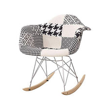 KaidanAdult Siesta Rocking Chair Sedia a Dondolo - Moderna Sedia a Dondolo Minimalista, Materiale Ecologico Confortevole e Traspirante Non Facile da deformare, 63x75cm