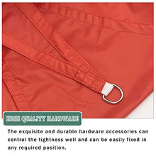 NOPEXTO Vela Ombreggiante,Tenda A Vela Triangolare,Protezione Raggi UV Vela Tenda, Impermeabile E Resistente, per Giardino Balcone Terrazza (4×4×5.7m,Rosso)