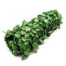Wiltec Rete frangivista Foglie Artificiali 300 cm x 100 cm Coronamento di Muro Rete