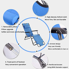 XLYYHZ Patio Zero Gravity Chair Sedie reclinabili Regolabili Pieghevoli per Esterni con Cuscino per la Pesca in Campeggio a Bordo Piscina