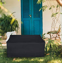 Haude Coprisedile per Patio, Coprisedile per Esterni, Copridivano per Mobili da Esterno Resistente all'Acqua (2 Posti: 52,7X26X35 Pollici)