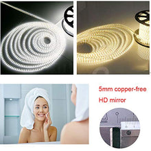 L&ED Specchi da toeletta a Parete Specchio Rotondo da Bagno retroilluminato con Illuminazione a LED, antifog, IP44, Grande