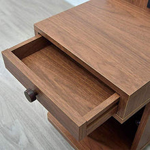 DGHJK Mobili per la casa, tavolino retrò Portatile con cassettiera Comodino Camera da Letto 3 Strati Ripiani 32 * 30 * 52 cm
