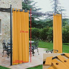 Morbidissimi Tenda Gazebo Idrorepellente con Passanti 140x270 cm - Giallo Z474