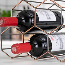 A nido d'ape vino cremagliera multi-formato design decorazione vino rack casa soggiorno vino armadio ferro arte esposizione rack oro, bronzo, oro rosa 32cm* 32cm* 32cm3cm