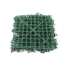 WUPYI2018 - Pannello di bosso artificiale, 12 pezzi, 50 x 50 cm, colore: Verde
