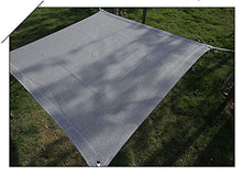 Rete ombreggiante Tenda da Sole A Vela Rettangolare con Tendalino Grigia con Passacavi, Balcone Esterno con Protezione Solare da 90% (Size : 1mx4m)