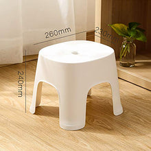 Liapianyun Bagno della Famiglia Sgabello di Plastica Piazza Sgabello Addensato Adulto Bambino Sgabello Basso Antiscivolo Piccola Panca È Pieghevole E Facile da Immagazzinare Abbastanza Luminoso,Rosso