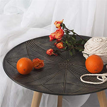 ZhuFengshop Tavolino Tavolino Geometrico Tavolino Tavolino Tavolino Tavolino Rotondo Creativo Comodino Side Table (Size : 40×40×42cm)