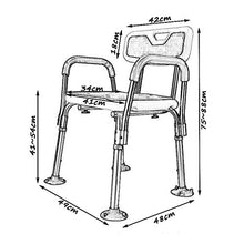 MGMDIAN Sgabello per la casa Vecchio Sgabello da Bagno Sedia per disabili Sedia Antiscivolo Sgabello da Bagno Sgabello in plastica Accessori da Bagno