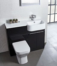 Match RH Combinazione unità WC e lavabo One Piece Completo Gloss Clay