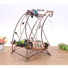 KANJJ-YU cremagliera del Vino, Creativo oscillare Europea Calice Decorazione portabicchieri Vino Vino Rack Moda Vino Rack appesa mensola Vino