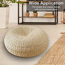 Cuscino Da Terra Rotondo Tatami Intrecciato Cuscino Da Terra Rotondo Cuscino Da Pavimento Stile Giapponese Handcrafted Cuscino Imbottito Piatta Da Seduta In Paglia Ecologica Traspirante Per Meditazion