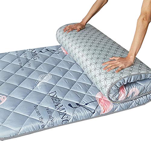 JIARUN Giapponese Pavimento Materasso Futon,Pieghevole Tradizionale Sleeping Pad Coprimaterasso Tatami Opaco Cuscino Stuoie per Yoga Meteria Casa Campeggio