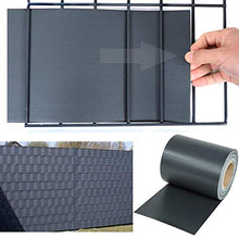Wasnsc Strisce frangivista 35 m x 19 cm con 20 clip, per recinzione da giardino o balcone, diversi colori (35 m, antracite)