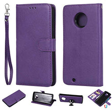 Bear Village Cover Moto G6, Custodia Premium Flip Custodia per Moto G6, Custodia con Porta Carte e Chiusura Magnetica, Viola