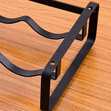 LHQ-HQ Wine Rack Ferro Vino Rack Decorazioni Bottiglia Domestica Rack Semplice Nero Stile Europeo