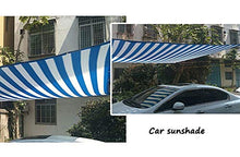 Rete ombreggiante Rete di Tessuto UV Block in Tessuto Reticolato UV per Rete da Giardino Copertura per Tetto Camion, Tasso di Ombreggiatura del 90%, Banda Blu E Bianca (Dimensioni : 6x6M)
