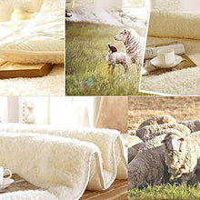 Coprimaterasso spesso in peluche con rivestimento trapuntato Tatami, per camera da letto, divano, auto, terra in lana, 135 x 200 cm
