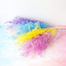 LPxdywlk 1pc Artificiale Fiore Brina Erba Fotografia Prop Festa di Nozze Decorazioni per La Casa Tavola Decorazioni per La Fotografia Forniture Giallo