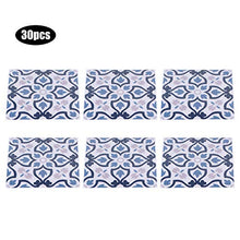 Nimomo Adesivo per Piastrelle in Ceramica - 30 Pezzi/Set Adesivo per Piastrelle in Ceramica Adesivo Antiscivolo Impermeabile per Pavimento da Parete del Bagno della Cucina 10x10 cm