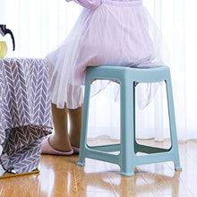 MKXF Antiscivolo Sgabello Banco di Plastica Piazza Sgabello Alto Sgabello Addensare Resistente all'Usura Sala da Casa Sedia Scarpe Cambiando Hollow Sgabello Bagno Panca Semplice Fare Un Passo