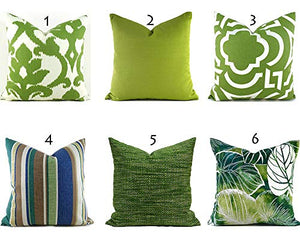 Toll2452 - Cuscini decorativi per esterni, per esterni, colore: Verde