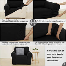 QTSUANNAI Copridivano Universale,Copertura Divano Stretch Grigio Verde Elastico Slipcover per Soggiorno Divano Copre Divano Sezionale Chaise Lounge Plain Pattern 1Pc,4,Sedile 235,300Cm