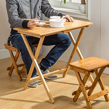 XZQ Tavolo Pieghevole Campeggio Giardino Tempo Libero caffè Snack Tavoli da Pranzo Tavolo da Parete Legno Portatile Quadrato Scrivania per Computer Gambe Regolabili in Altezza