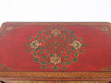 Yajutang - Cassettiera tibetana con motivo floreale dipinto a mano