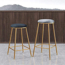 LWW Sgabelli, Bancone Altezza finitura del metallo/ferro per Pub/Ristorante/Casa Cucina - Backless seggiolone con molle dell'ammortizzatore,75 cm