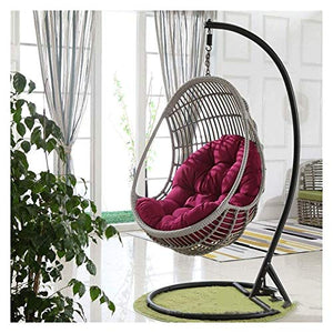 Cuscini da esterno per sedie da patio Cuscino per sedia a dondolo, cuscino per sedia amaca a uovo appeso, senza supporto Cuscino per sedile oscillante multicolore Cuscino per sedia a sdraio a nido s