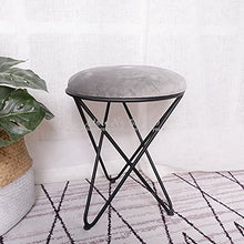 LILICEN 30% 1b Soggiorno Sofà Poggiapiedi Sgabello Sgabello Trucco Sgabello Sgabello Stile Europeo Iron Art Shoes Shoes Bench Camera da Letto Tavolino e Sedia (Color : Color)