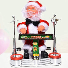 STOBOK Babbo Giocattolo Elettrico Figura Che Canta Musicale Babbo Natale Giocattolo Regalo Ornamento Vacanza Tavolo Senza Batteria