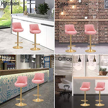 Sgabelli da Bar Sedia Set di sgabelli da bar a barre Set di 2 sgabelli da bar a sedile flanella, nessun bracciolo regolabile barra girevole sedie moderne meccaniche sgabelli meccanici for il contatore