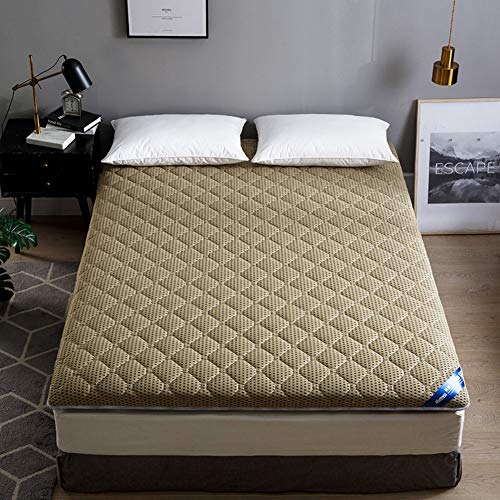 JR%L 4d Traspirabilità Tatami Stuoie, Casa Dormitorio Studente Single Thick Spugna Tappetino Giapponese Futo Dormire Bed Ground-c 120x195x4cm