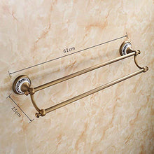 PYROJEWEL Scaffale Bagno Bar Bar Rack Appendiabiti Bagno Barra di Rame Parete Appendiabiti Perforata bipolare cremagliera Hardware cremagliera mensola da Bagno